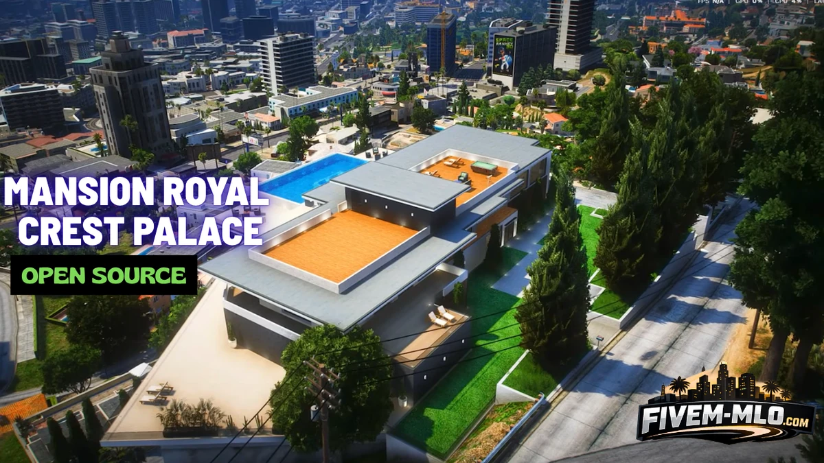 Mansion Royal Crest Palace MLO FiveM | Open Source